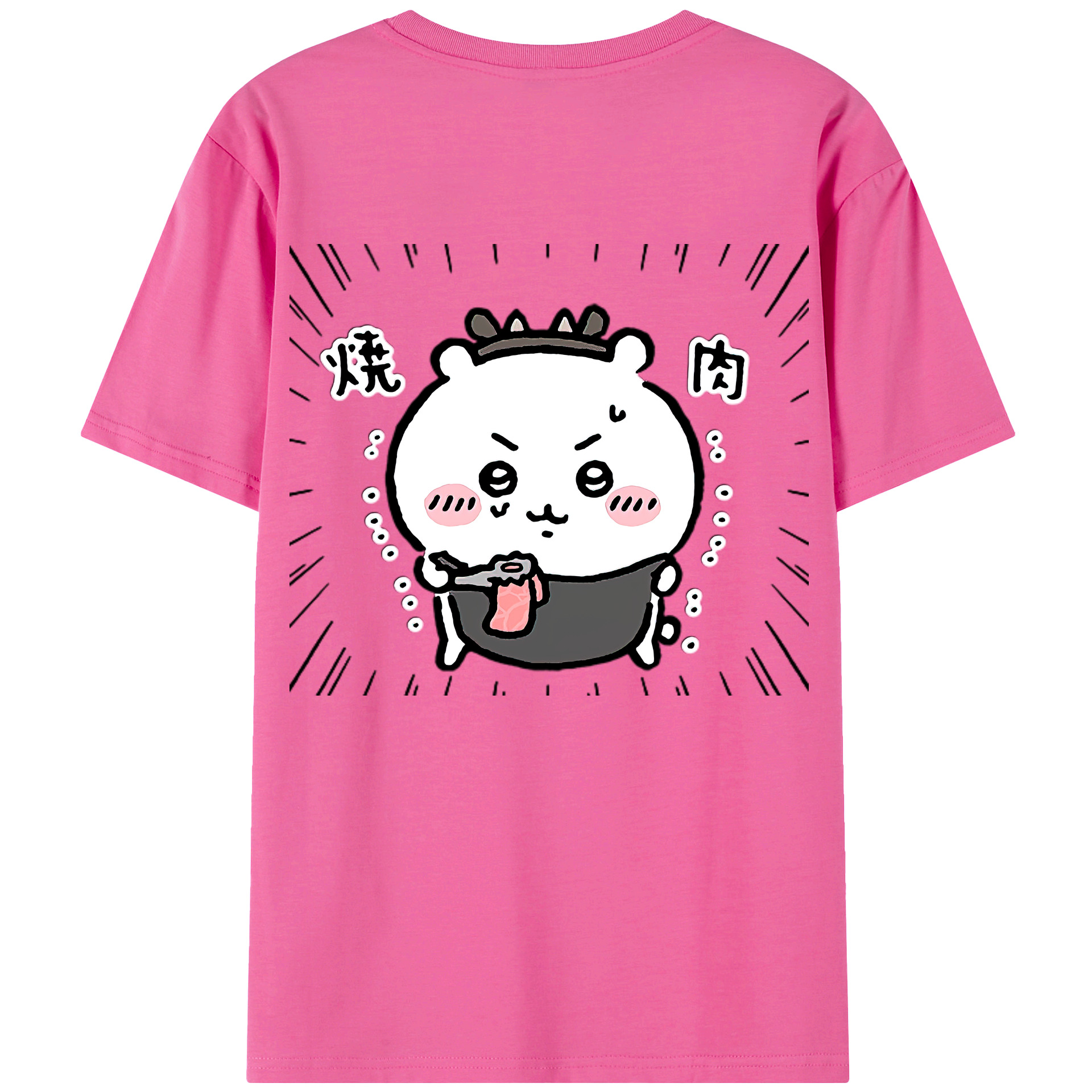 （画像用） ちいかわ ちいかわ Chii-kawa chiikawa レディース半袖Tシャツ(バックプリント)